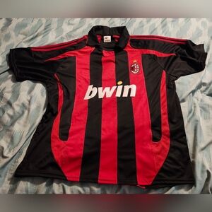 AC MILAN Unitalla Sports Genesis‎ Jersey Men's Size Large